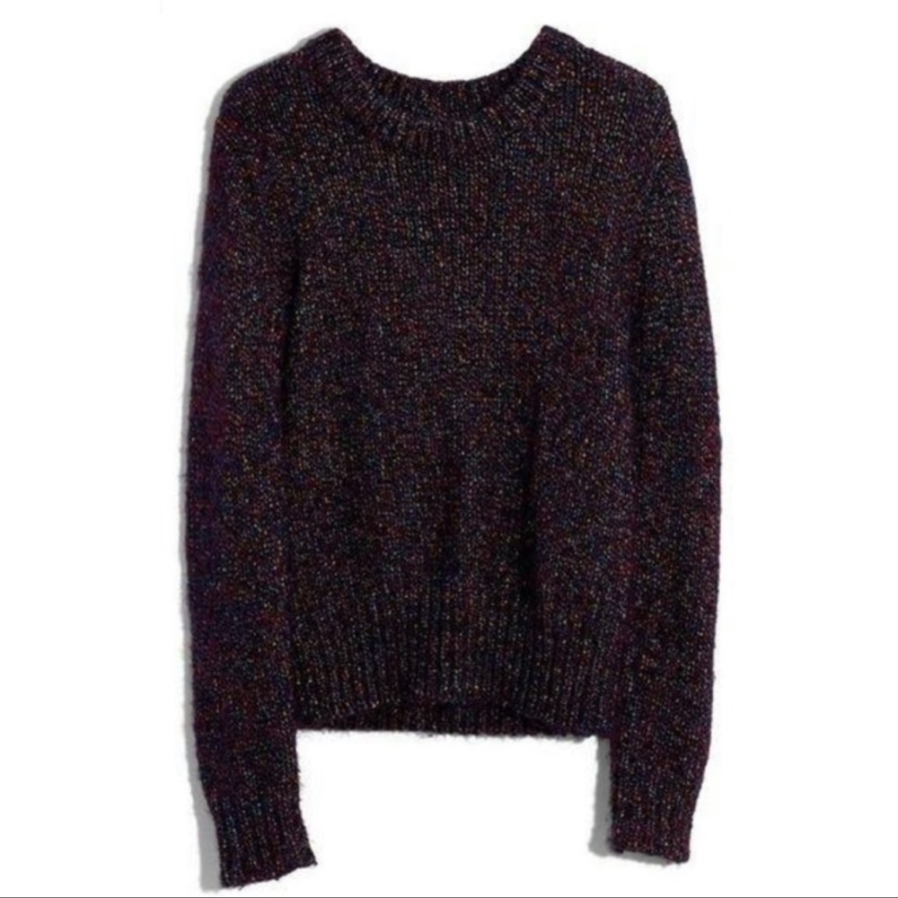 Madewell Shimmer Pullover Chunky Knit Sweater NWT - Picture 7 of 13
